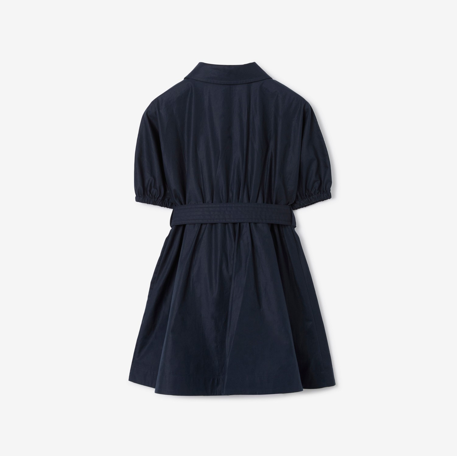 Stretch Cotton Trench Dress in Navy Black | Burberry® Official