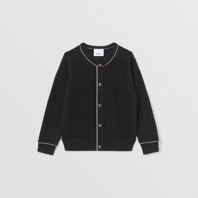 black burberry cardigan