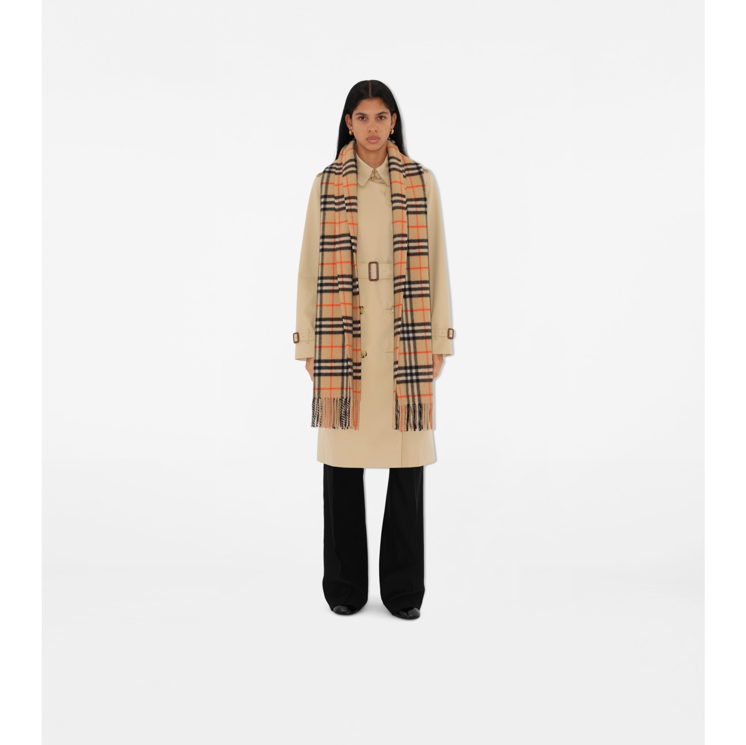 Sciarpa in cashmere Check