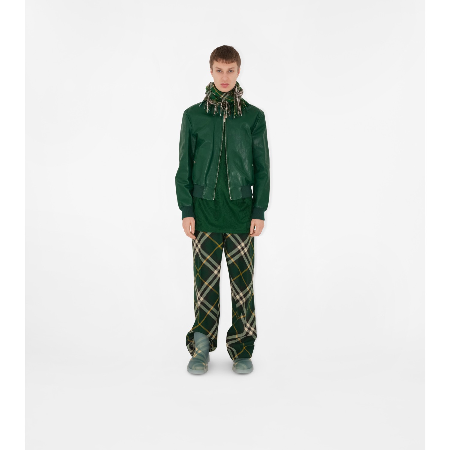 Burberry green sales jacket mens