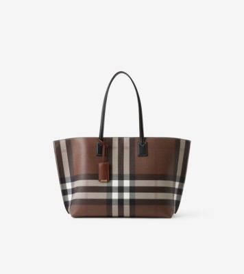 ウィメンズ デザイナーバッグ | チェック&レザーバッグ | Burberry