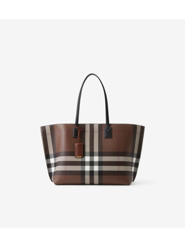 トート | キャンバス＆レザー | Burberry® 公式サイト