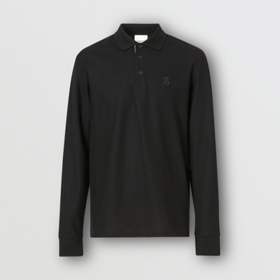 black burberry long sleeve shirt