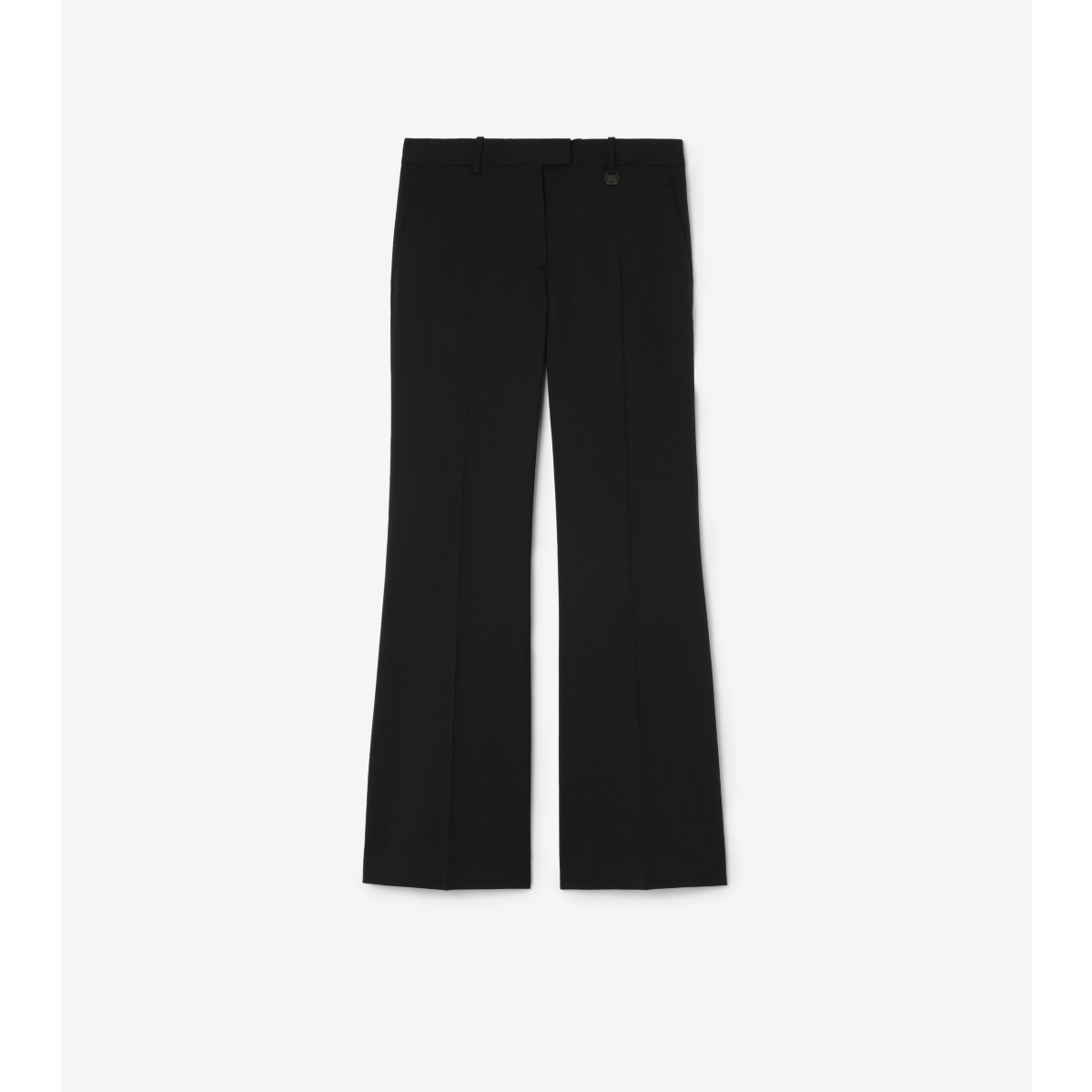  Wool Blend Tailored Trousers