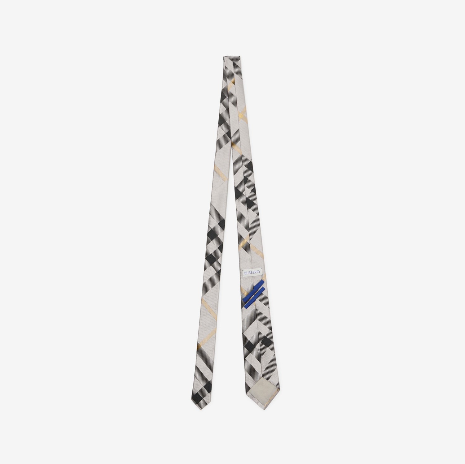 格纹丝质领带