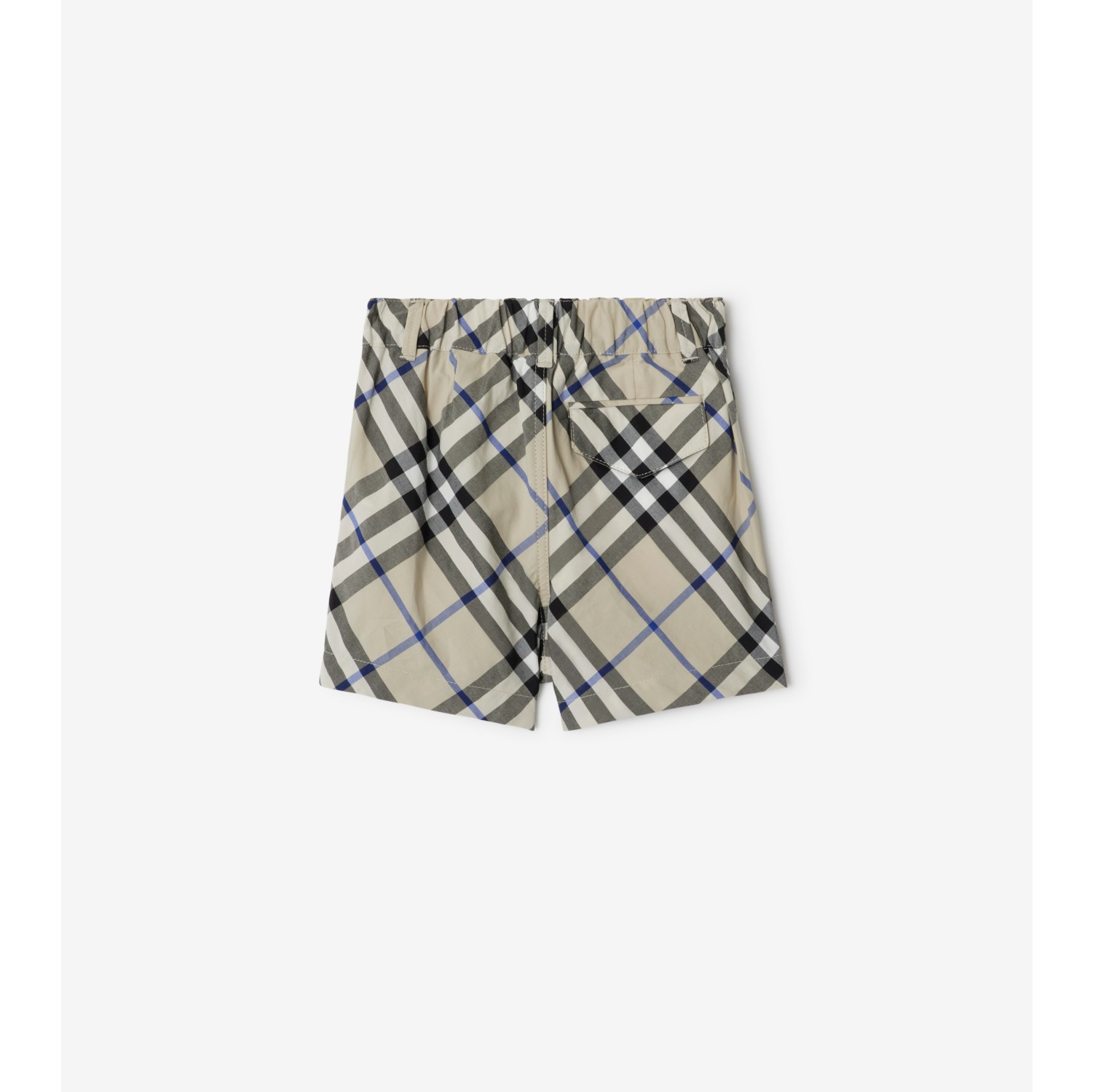 Pantalones cortos en algodón Check