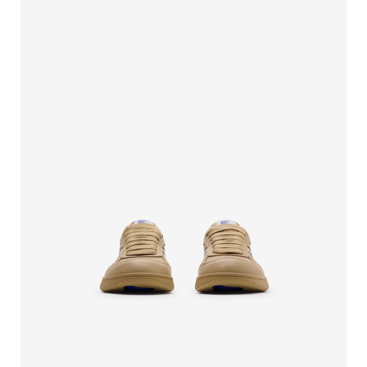  Check Leather and Terrace Sneakers​