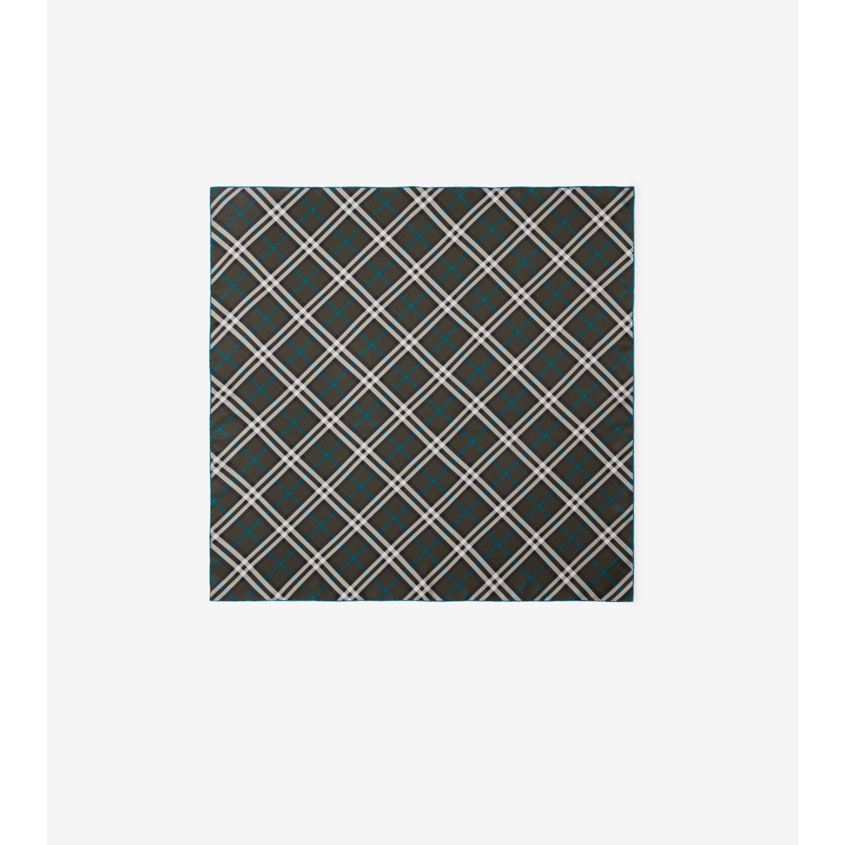 Burberry Check Silk Scarf In Snug