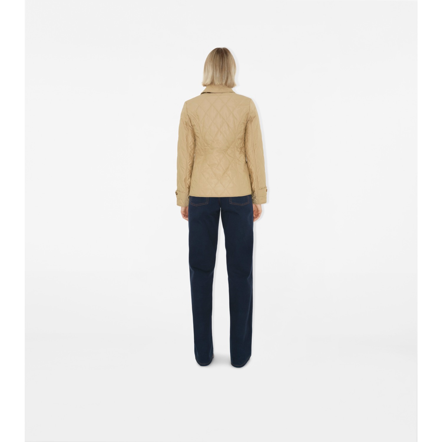 Quilted Thermoregulated Jacket in New chino - Women, Nylon