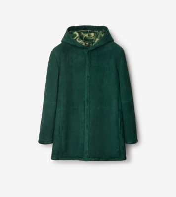 Burberry suede and shearling jacket - Green