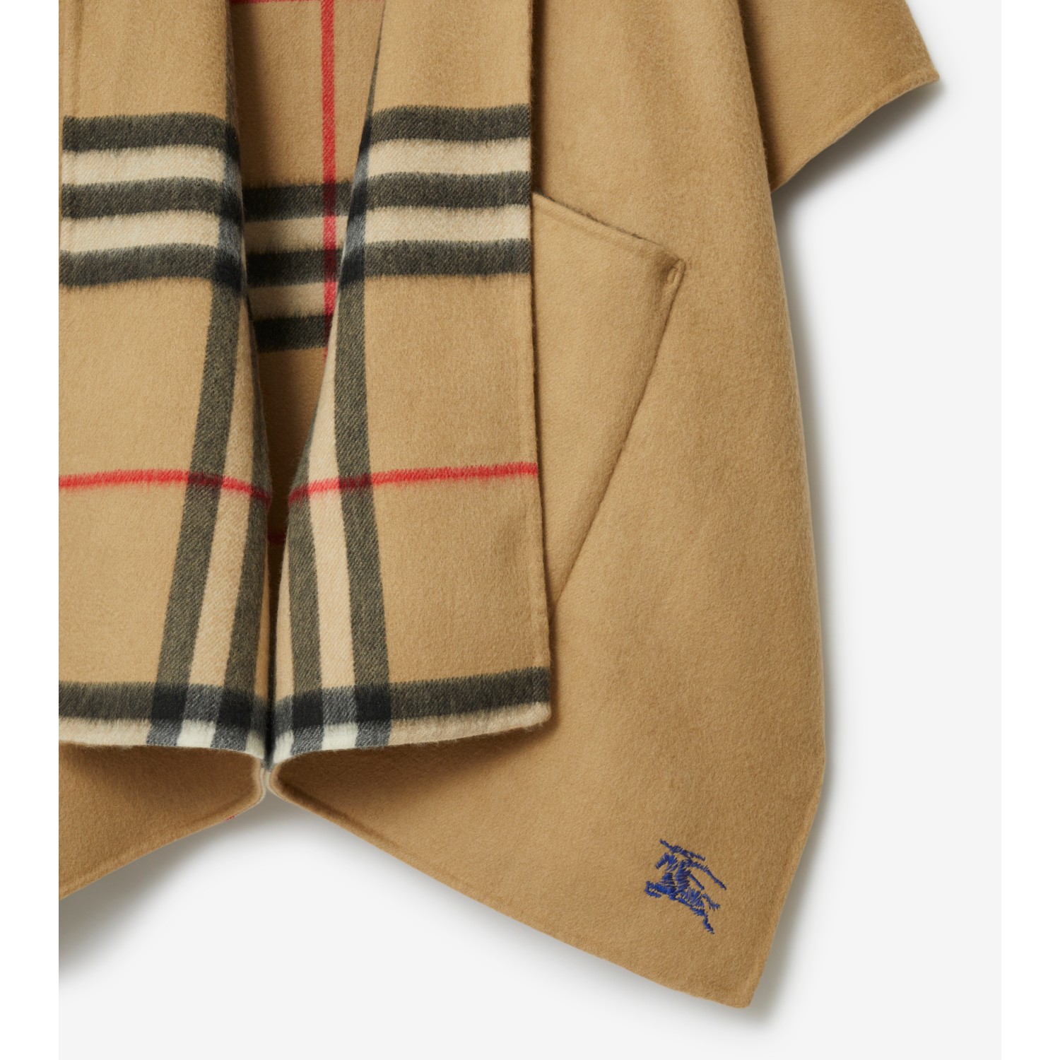 Cashmere Hooded Cape - thumbnail 6