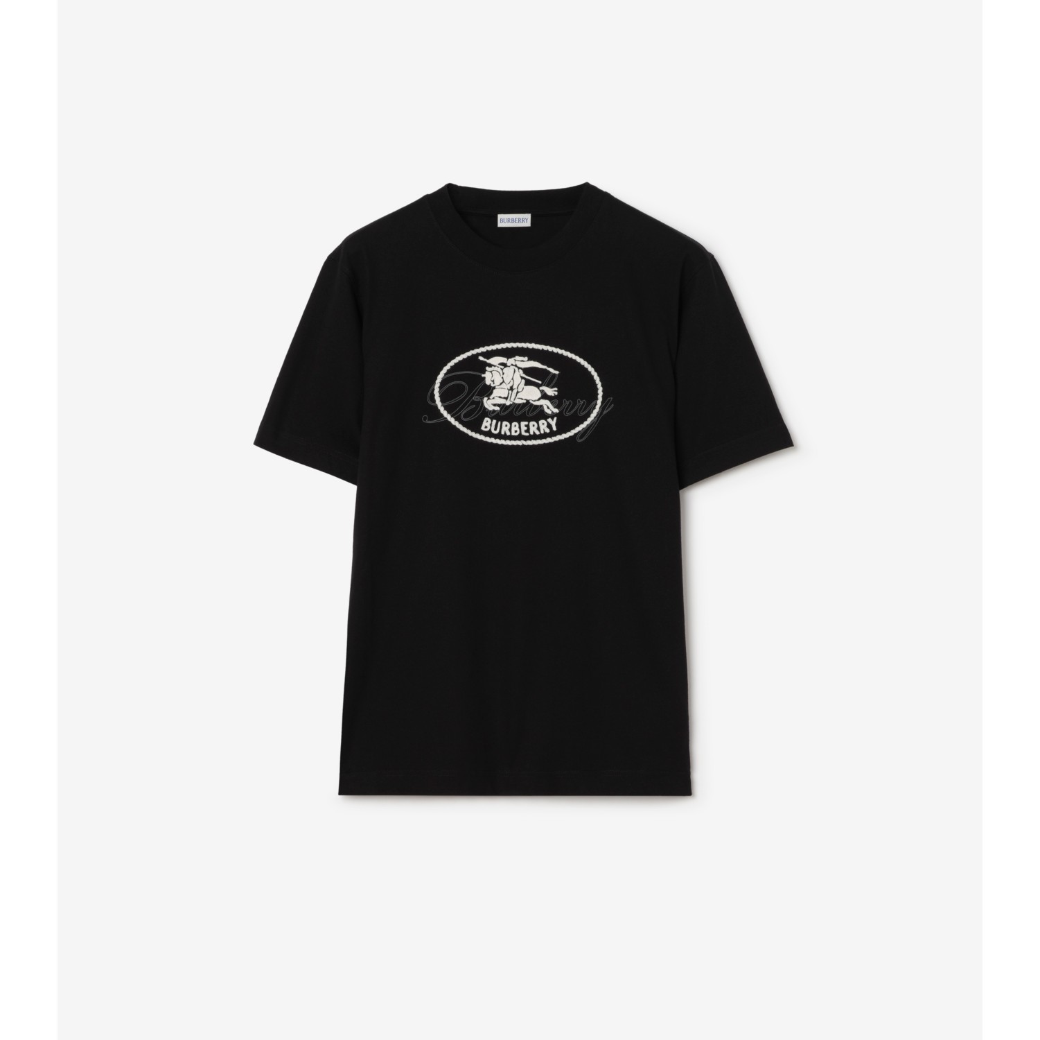 Knight Stamp Cotton T-shirt