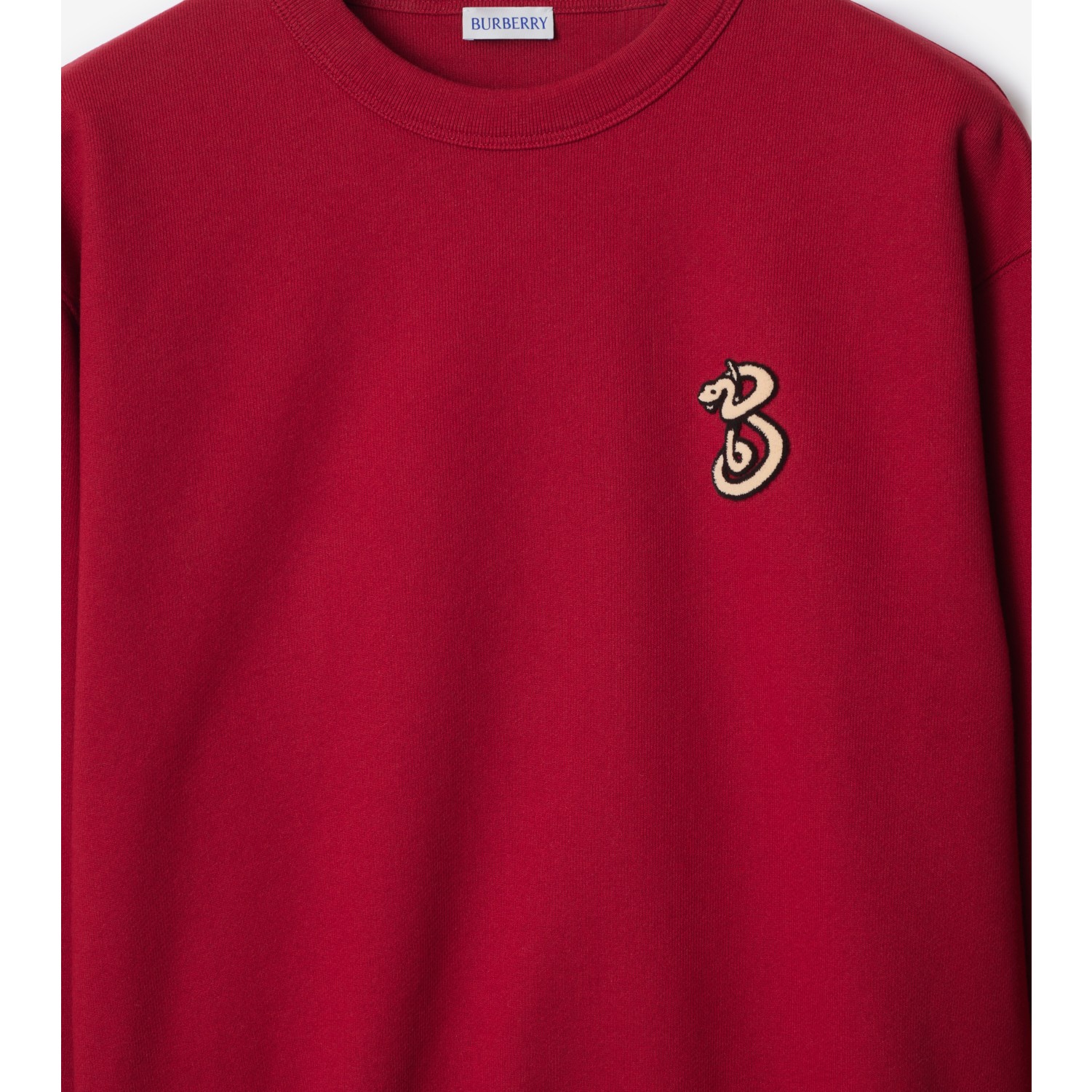 B Snake Cotton Sweatshirt