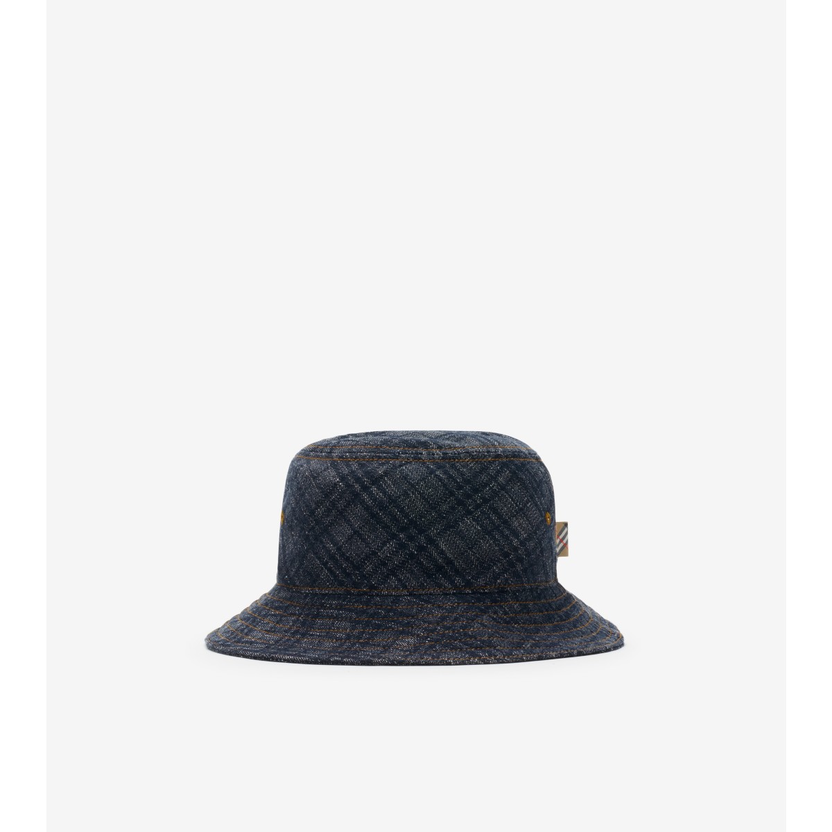 Burberry Check Denim Bucket Hat