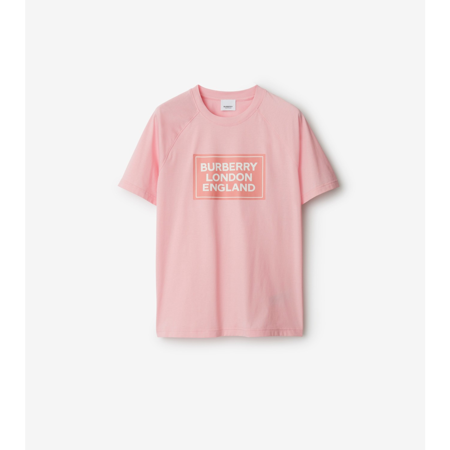 Burberry t shirt pink on sale