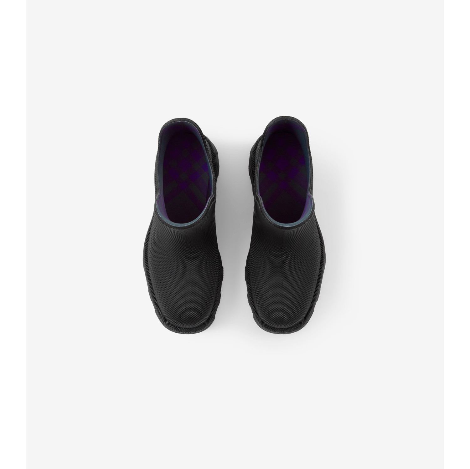 Rubber Marsh Low Boots in Black - Men | Burberry® Official