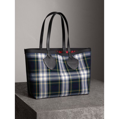 burberry plaid tote