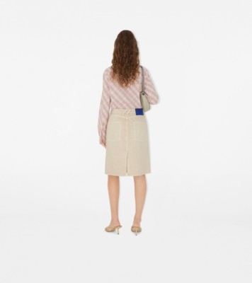Burberry  バーバリー フロントスリットデニムミディスカート デザイナー スカート｜Burberry® 公式サイト