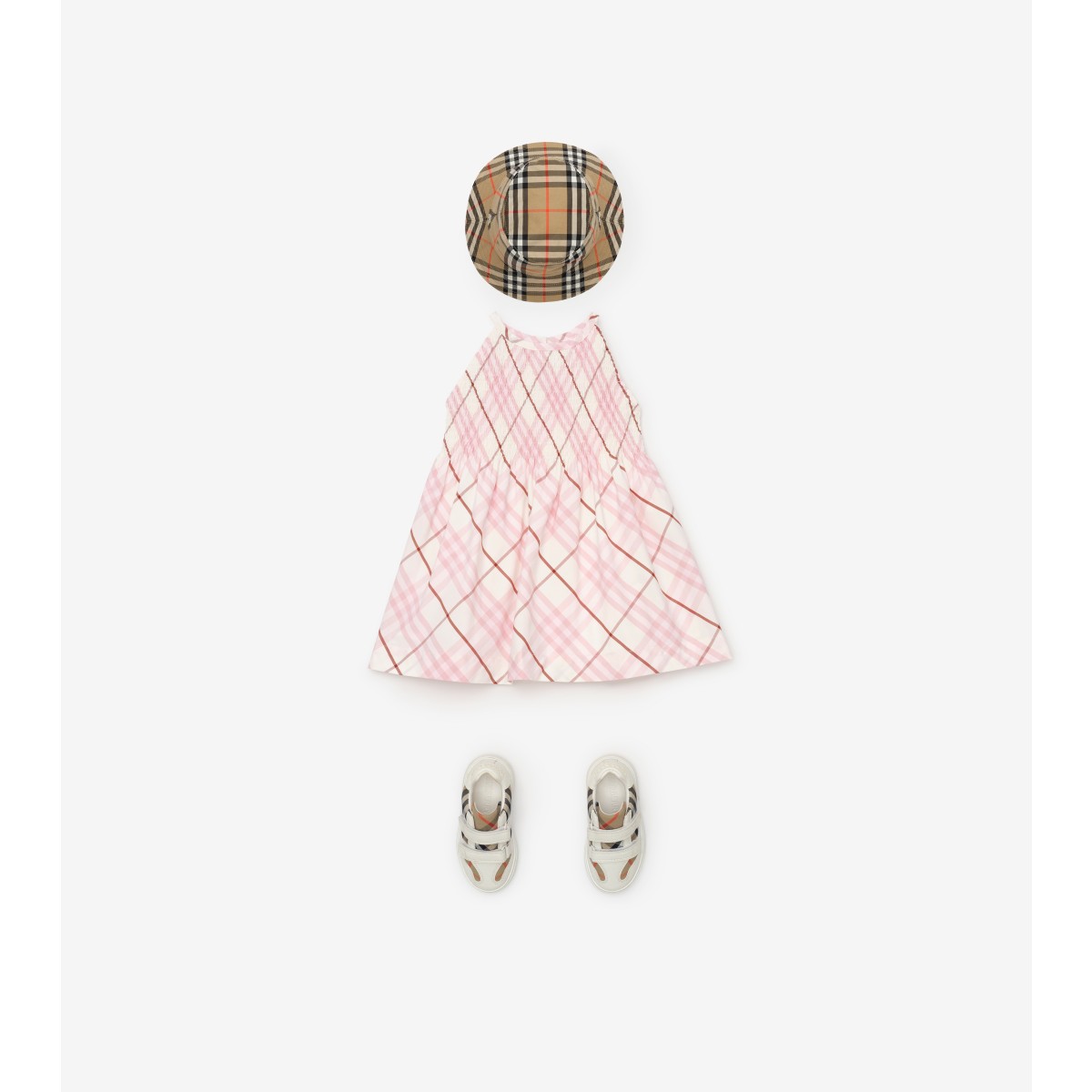  Check Cotton Dress