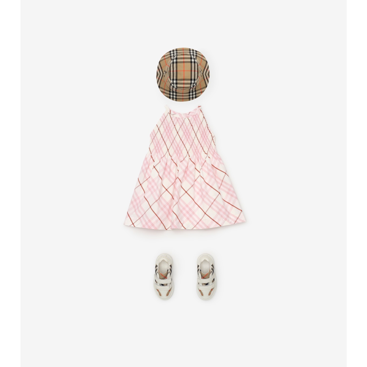 Baumwollkleid in Check