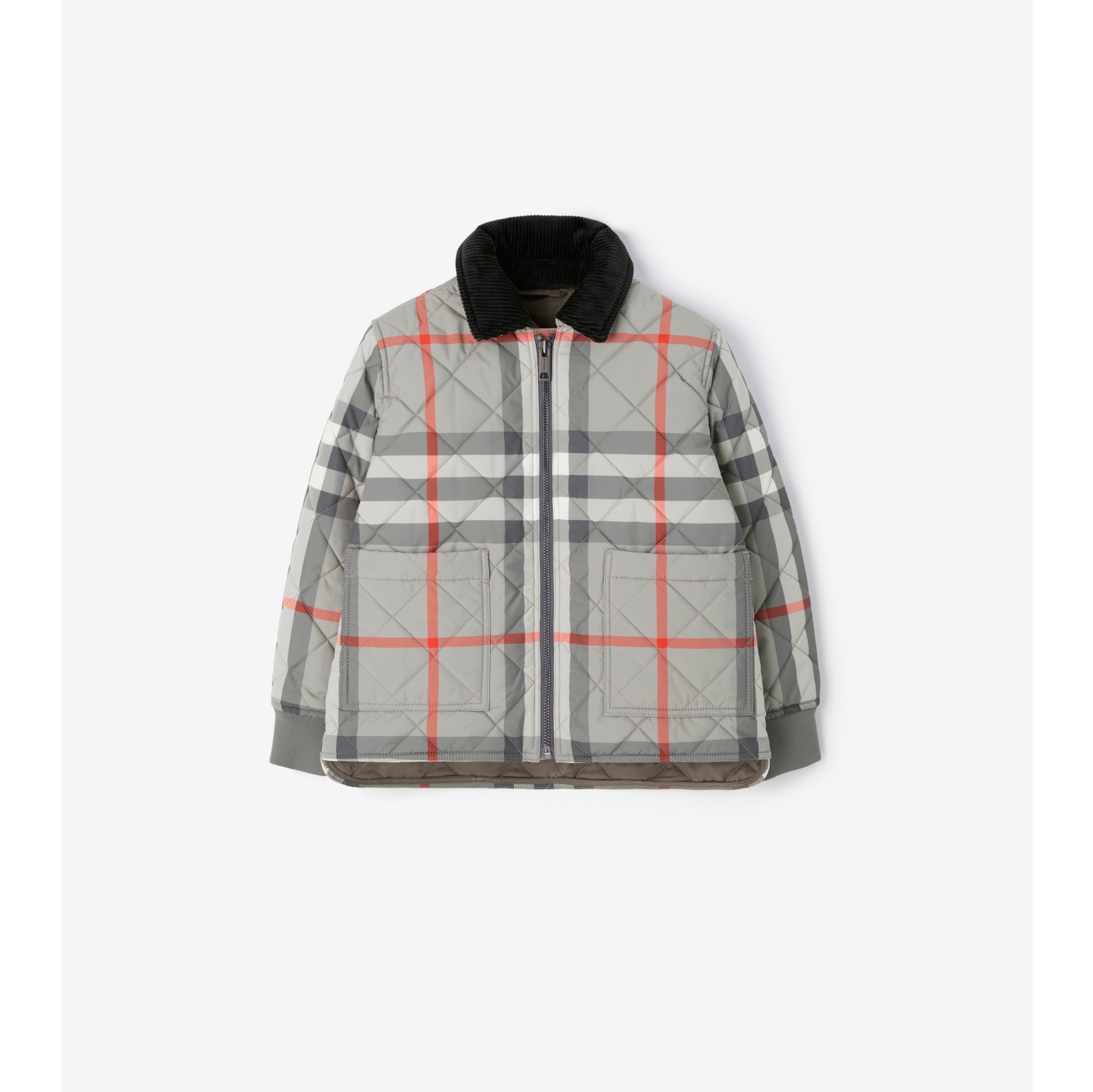 Burberry on sale grey jacket