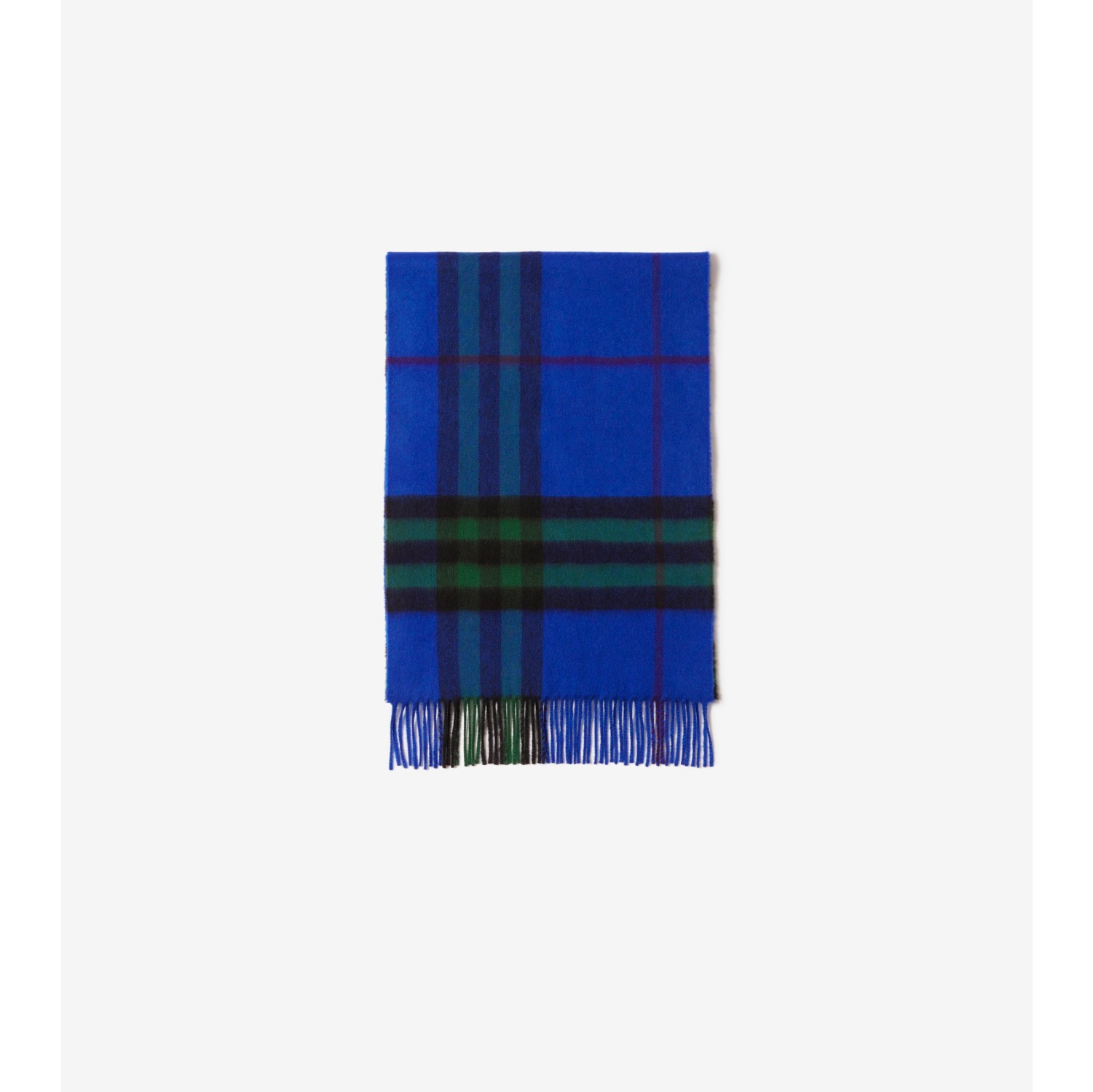 Check Cashmere Scarf