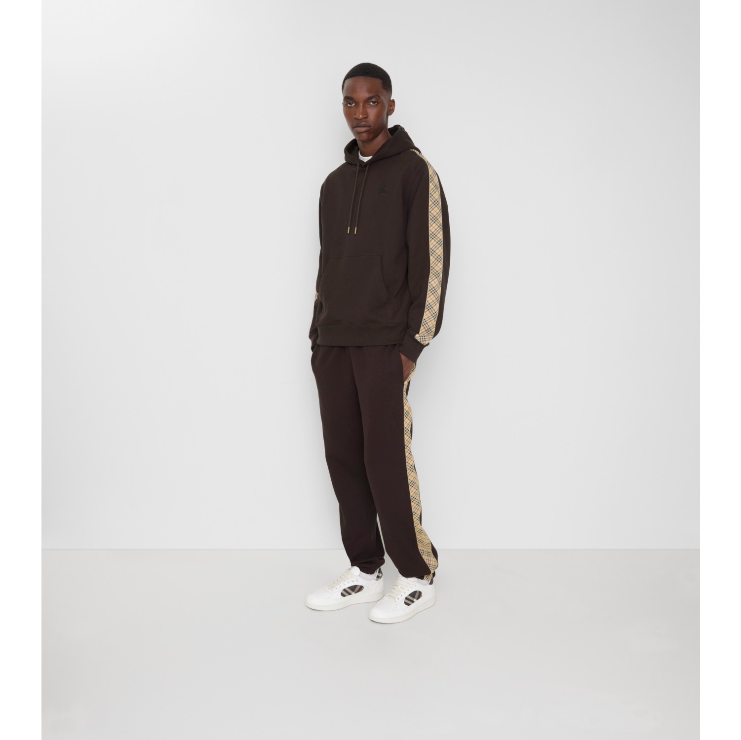 Pantalon de jogging en coton avec Check
