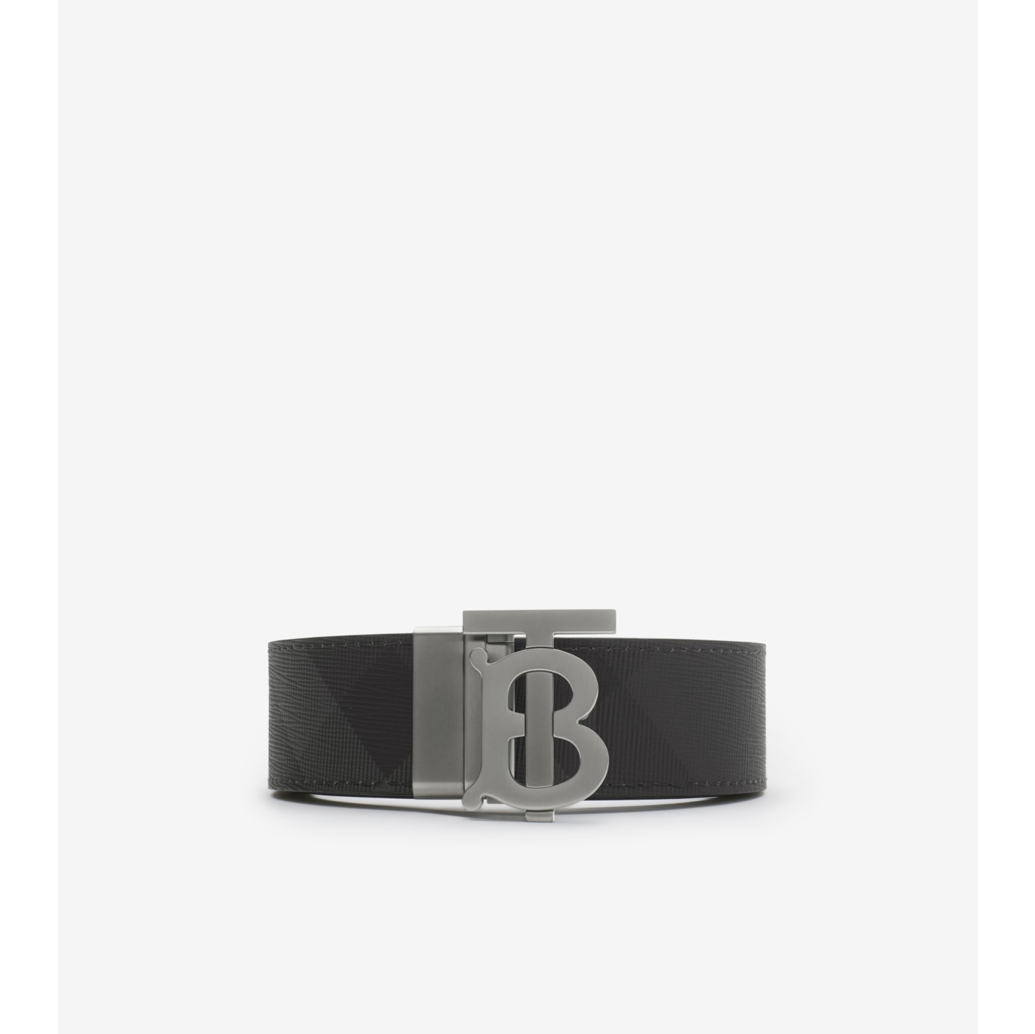 Burberry belt mens grey on sale