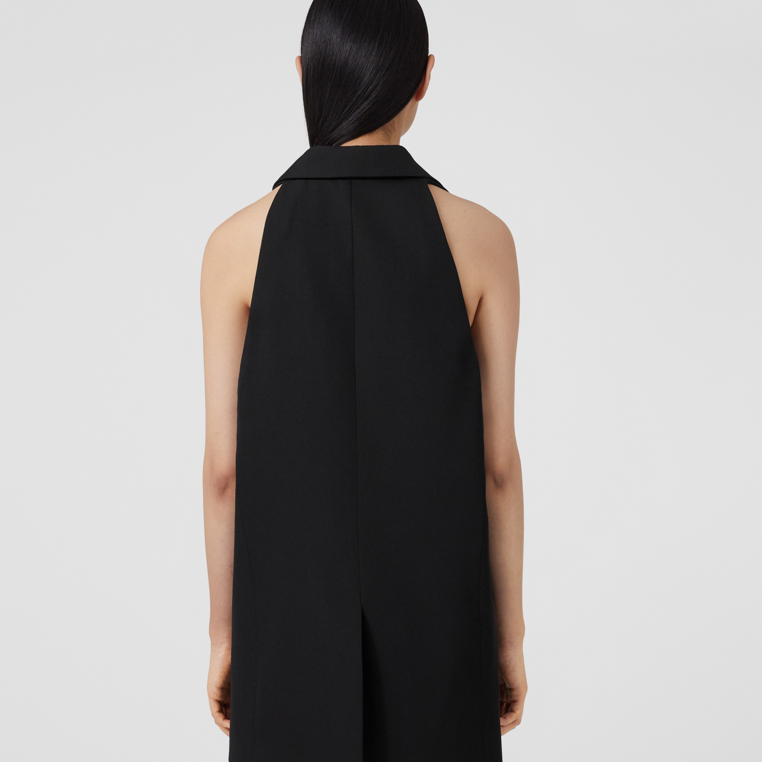 Veste tailleur sans manches en laine (Noir) - Femme | Site officiel Burberry® - 2