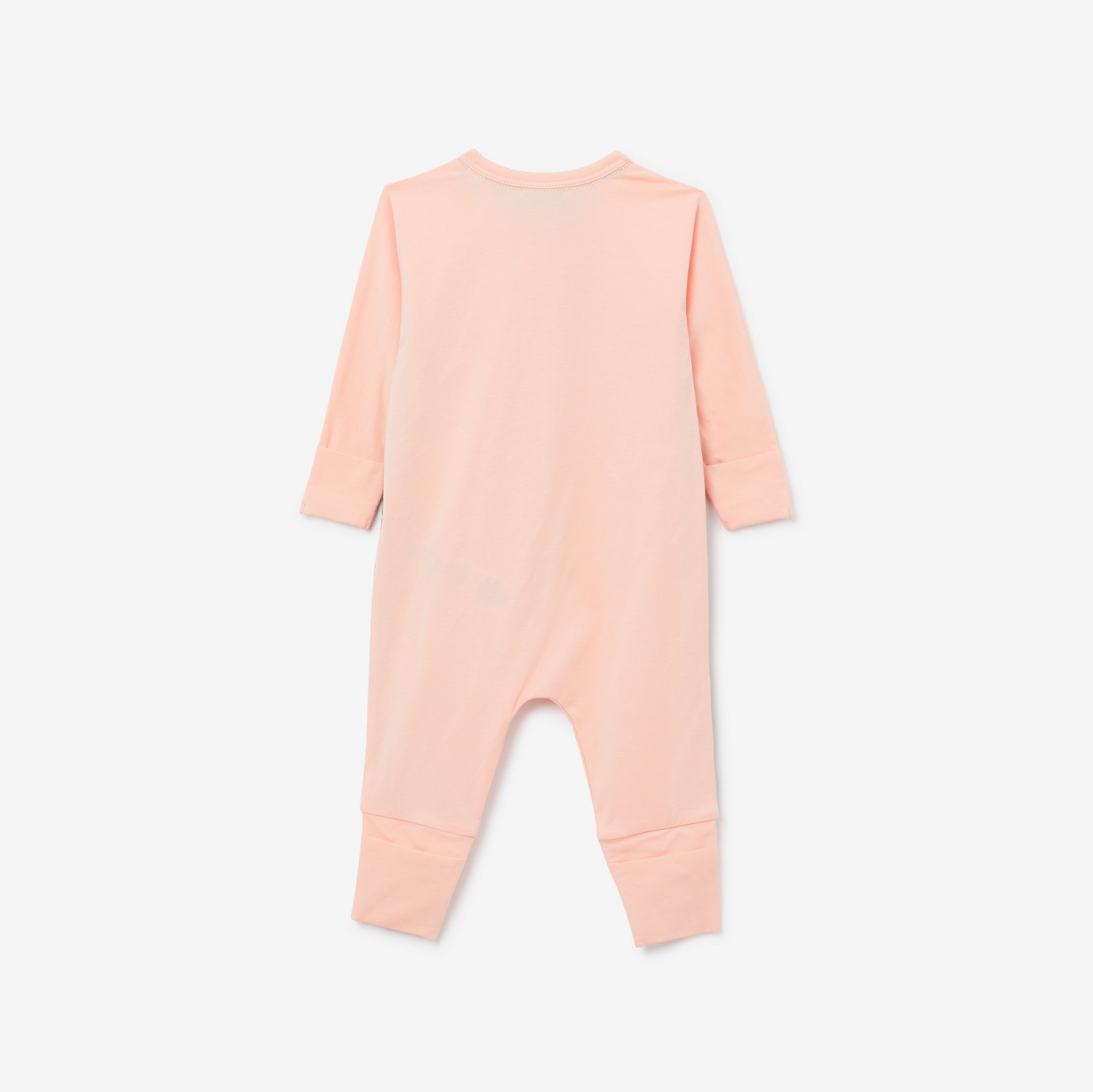 棉质混纺三件套婴儿礼品套装 (浅蜜桃色) - 儿童 | Burberry® 博柏利官网