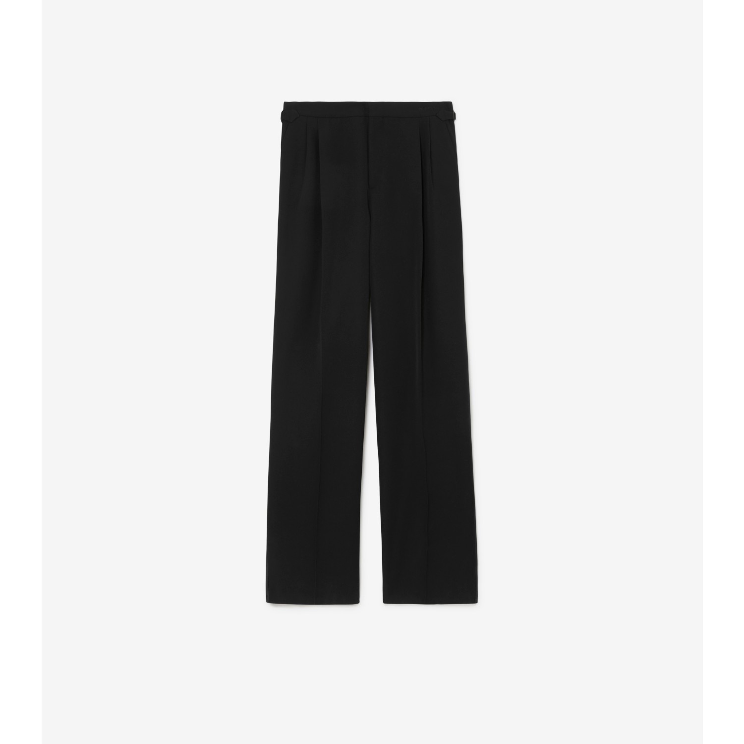 Burberry wide cheap leg trousers