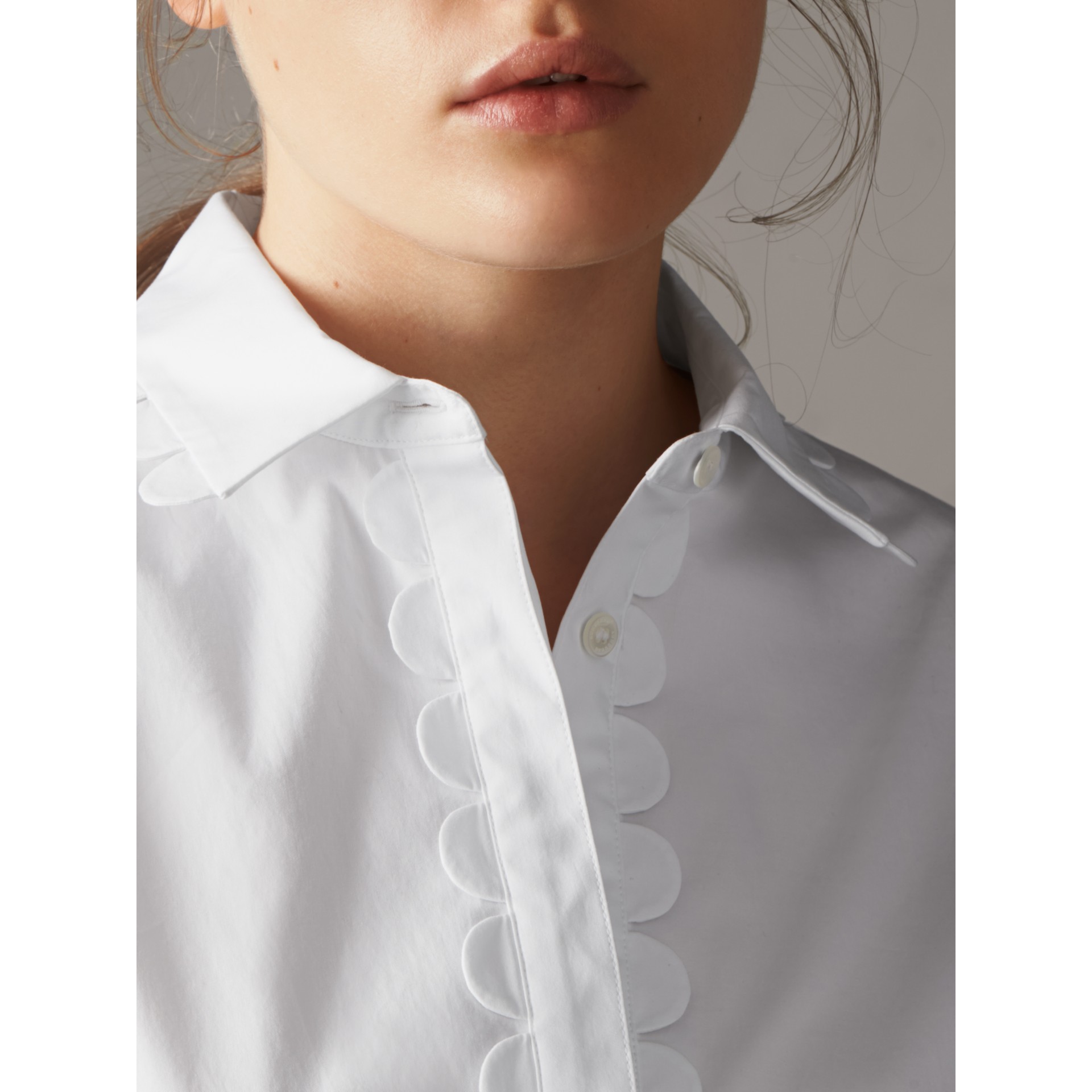 scalloped shirt