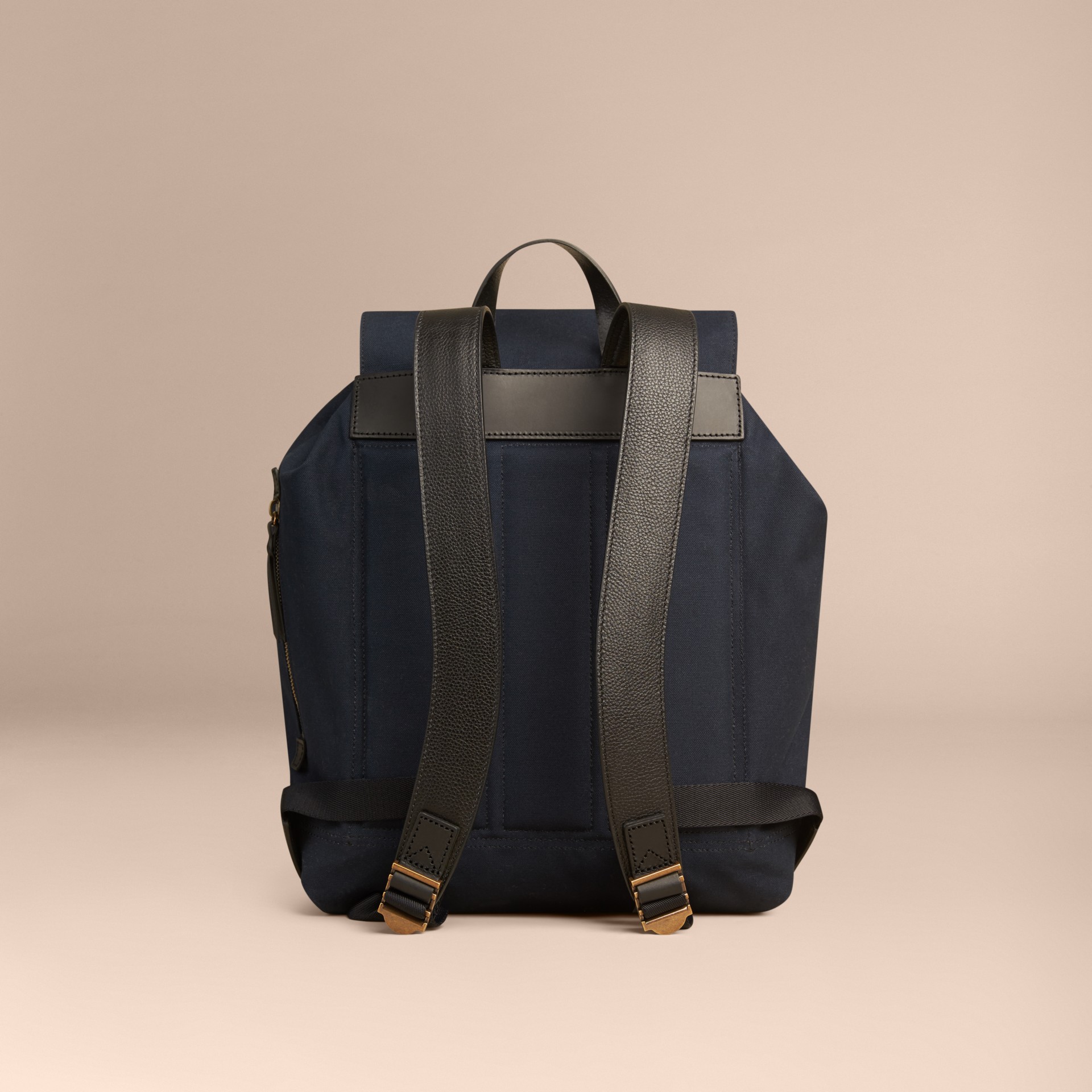 Cotton Canvas Backpack Burberry