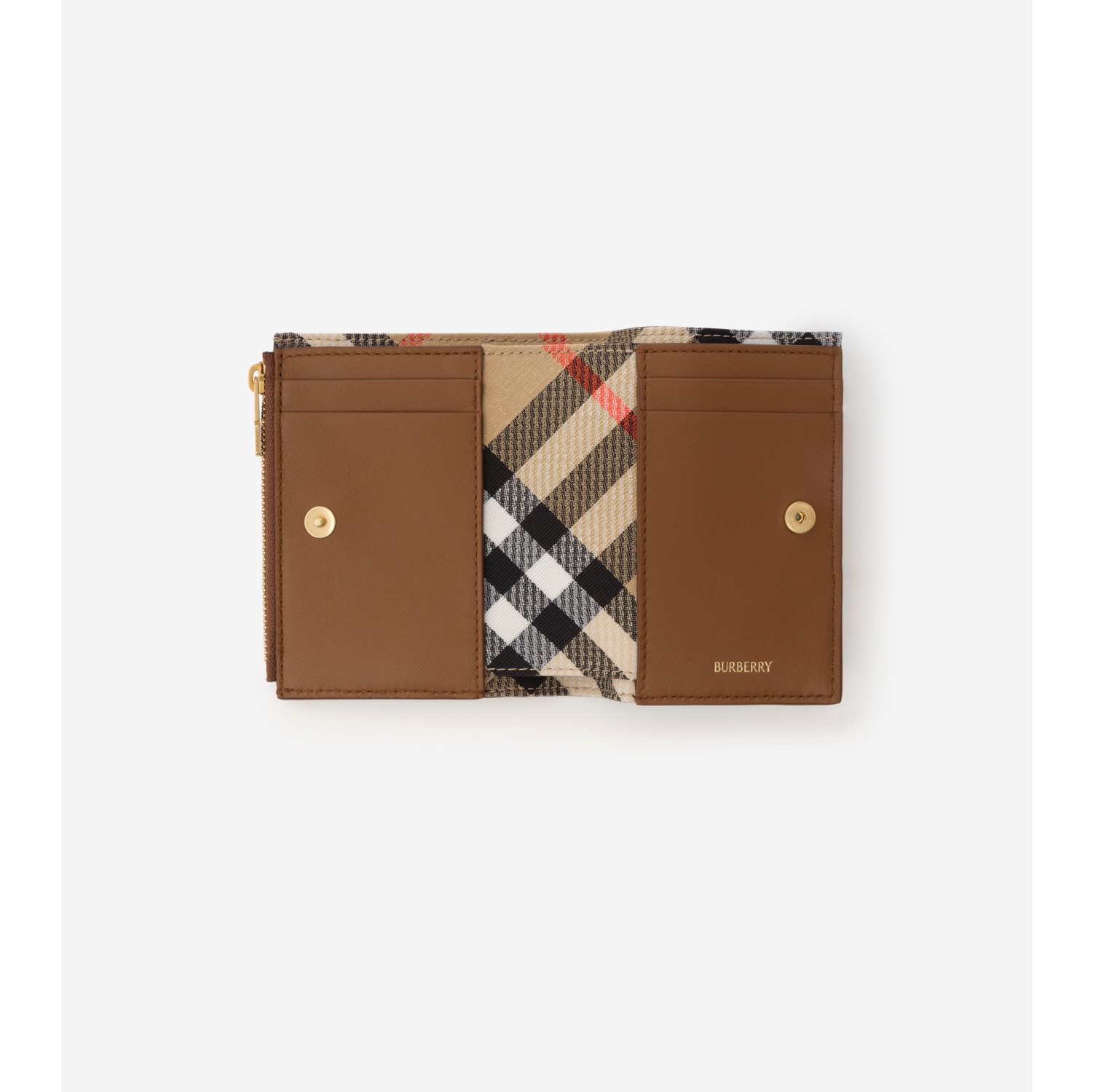 Cotswolds Bifold Wallet​ in Hazel brown - Women | Burberry® Official