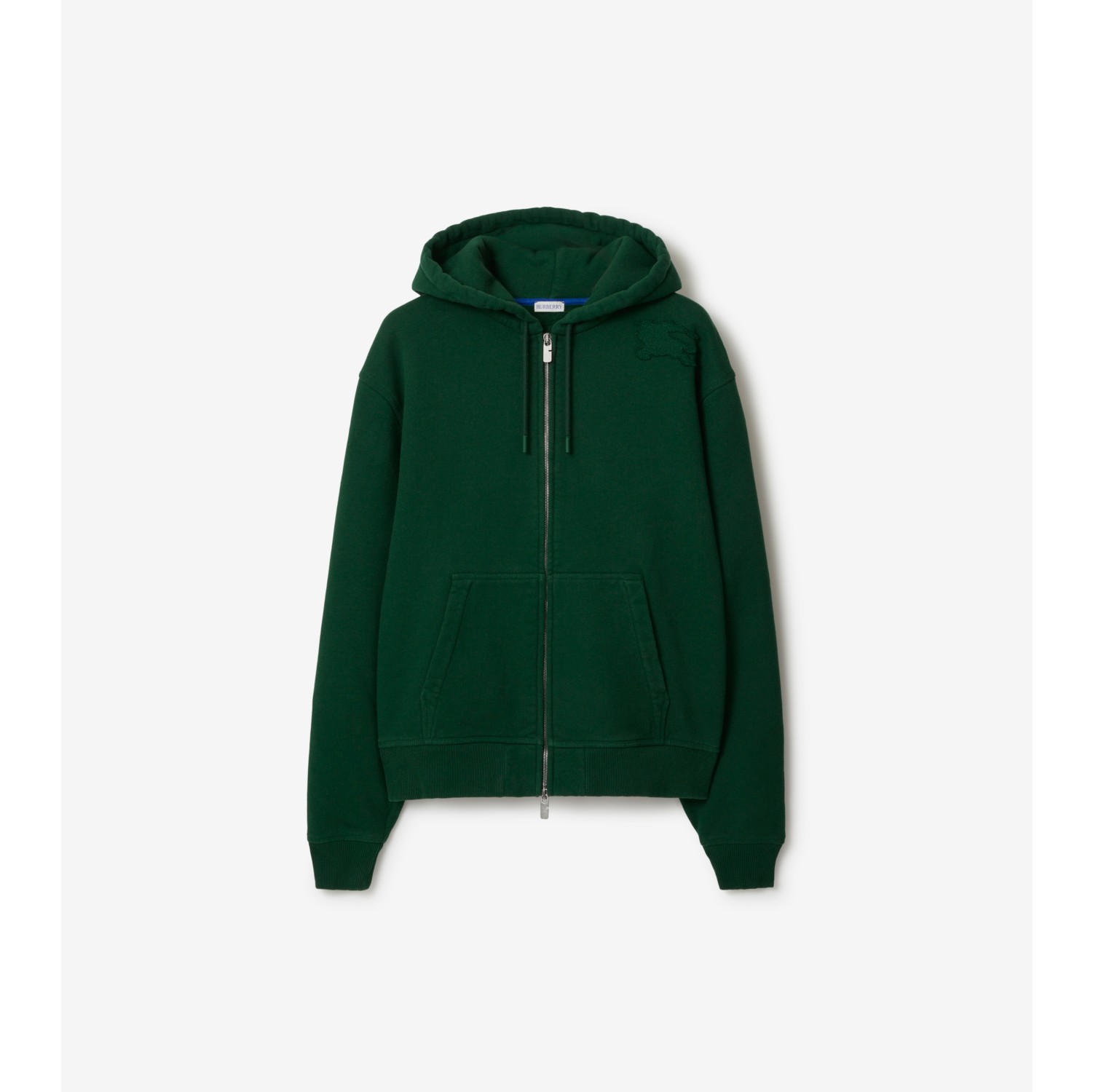 Hoodie zippé en coton