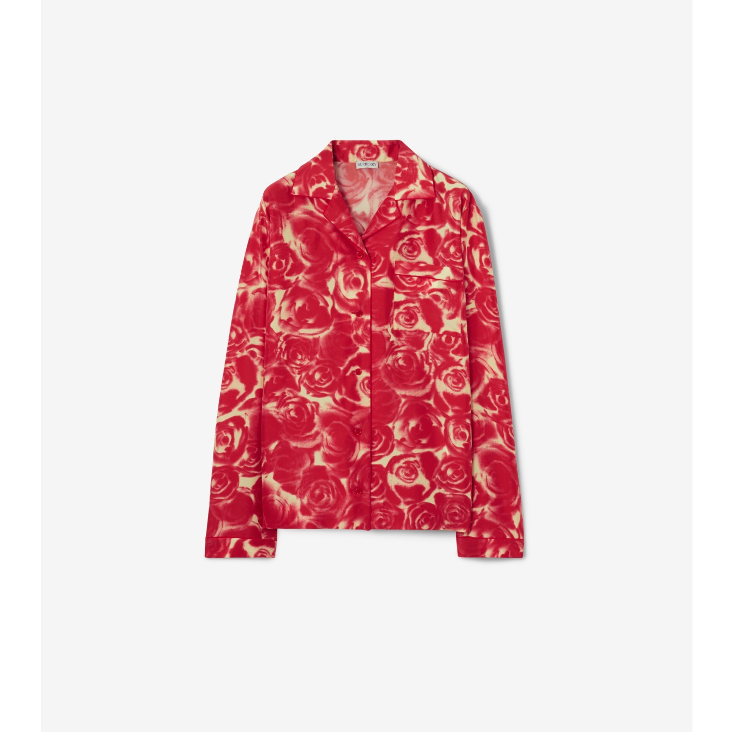 Burberry silk blouse sale