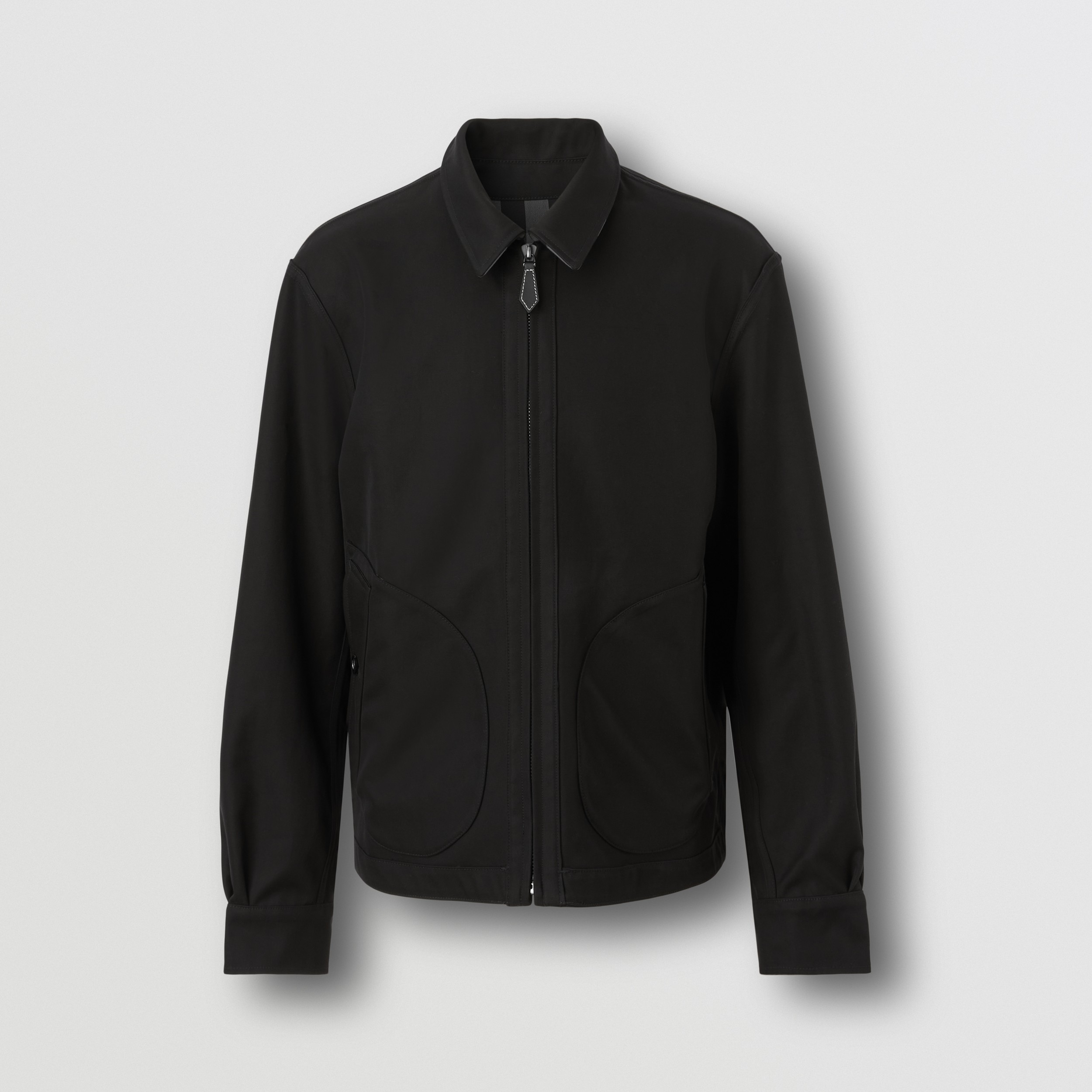 Reversible Check Cotton Harrington Jacket in Mid-grey - Men | Burberry® Official - 3