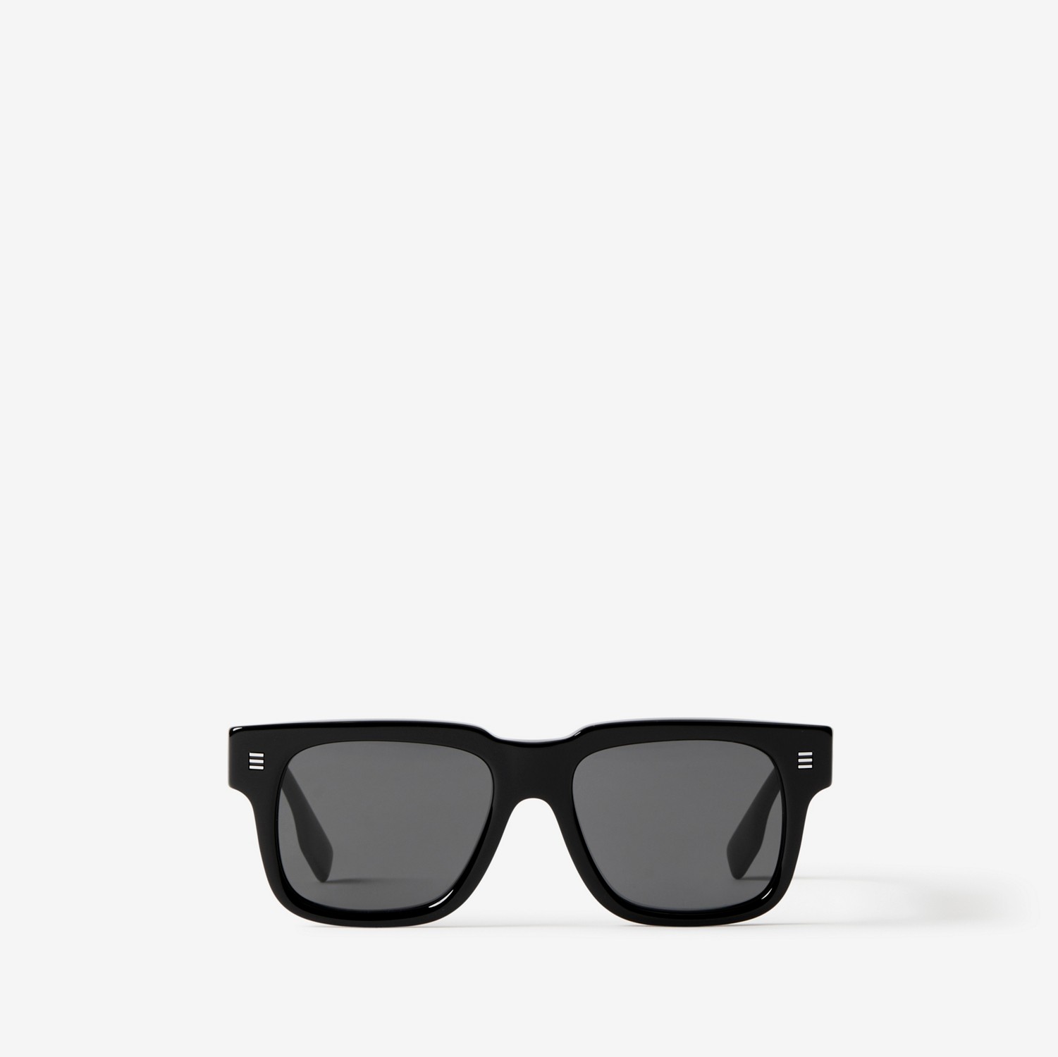 Óculos de sol com armação quadrada (Preto) - Homens | Burberry® oficial