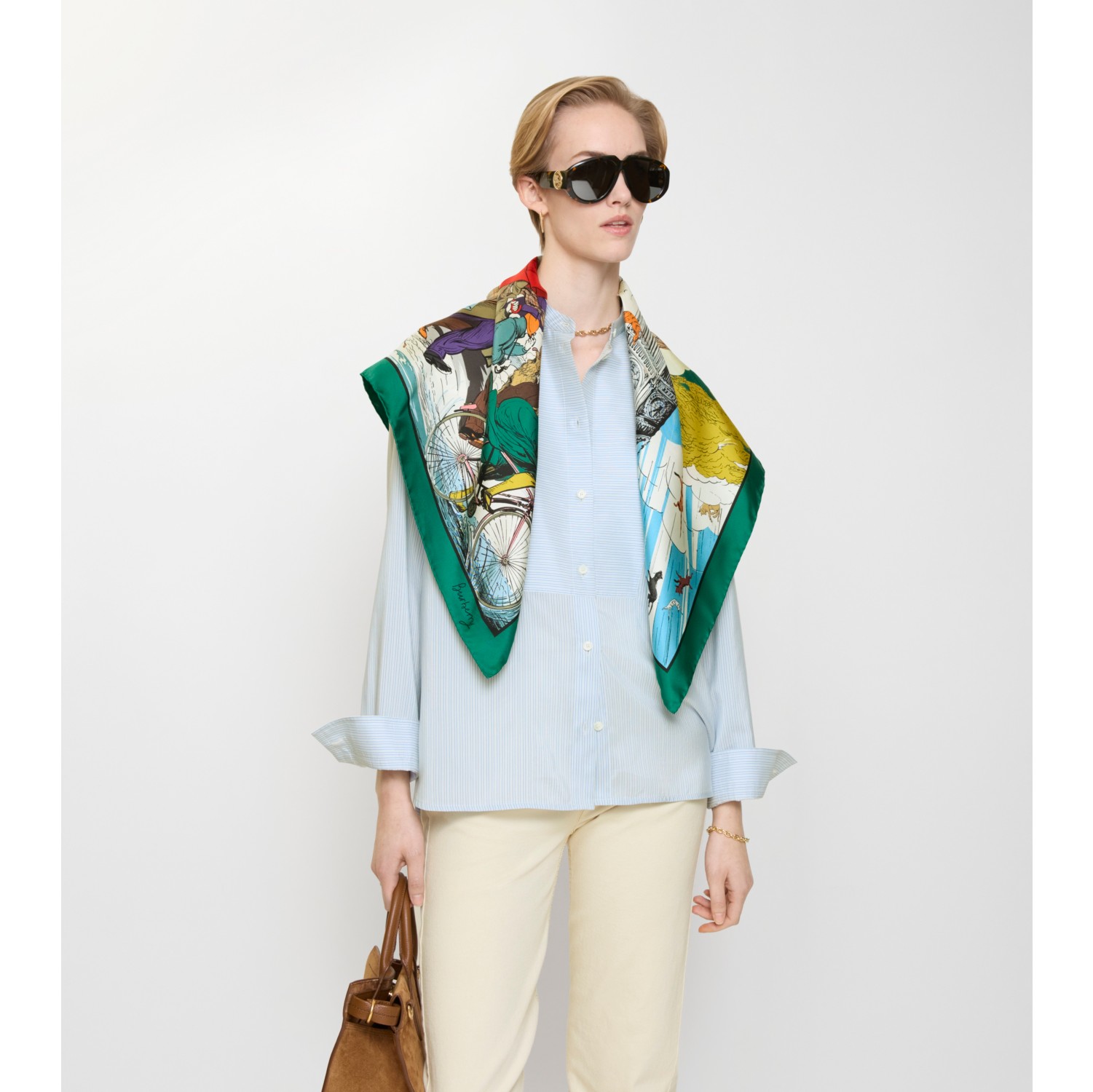 Raining Cats and Dogs​ Silk Scarf