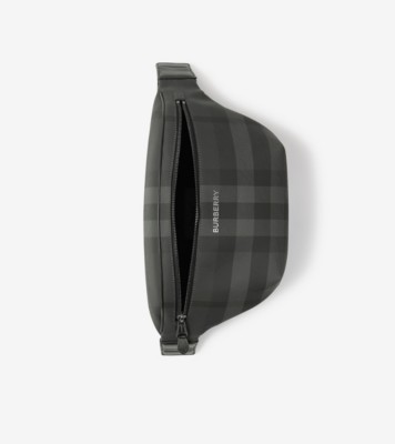 Cason Belt Bag in Charcoal - Men | Burberry® Official