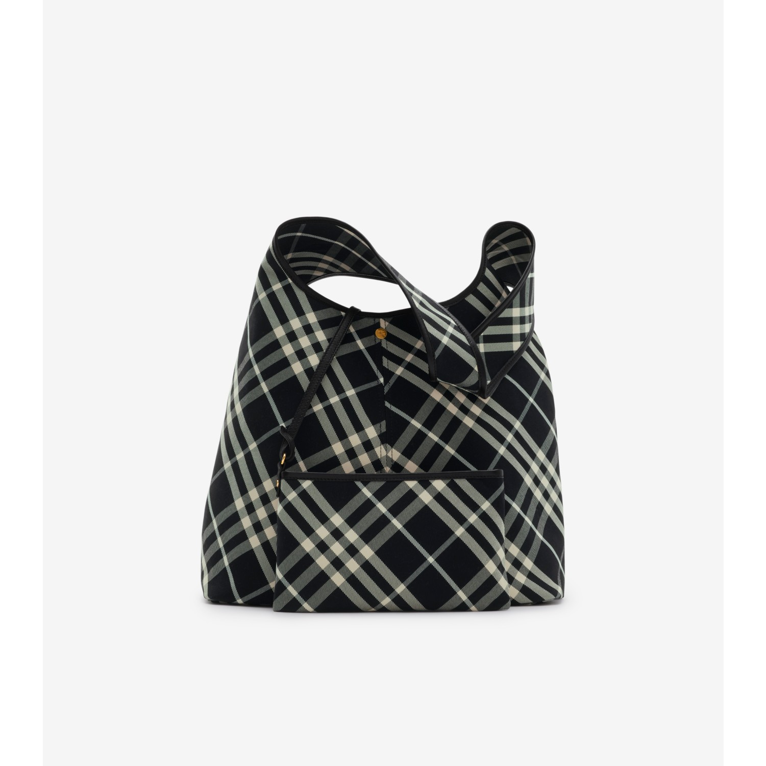 Bolso de hombro Check grande