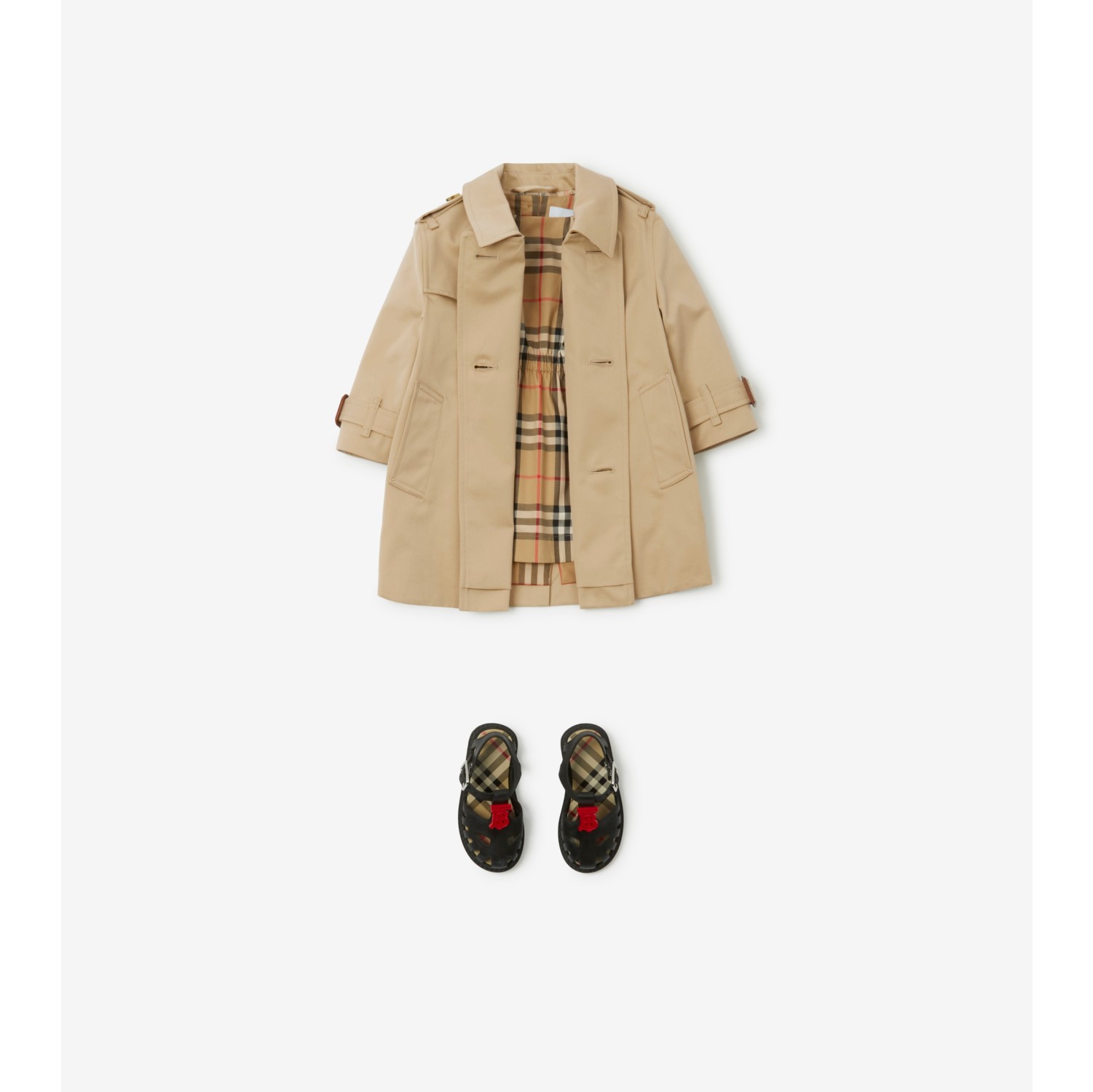 Kids burberry discount trench