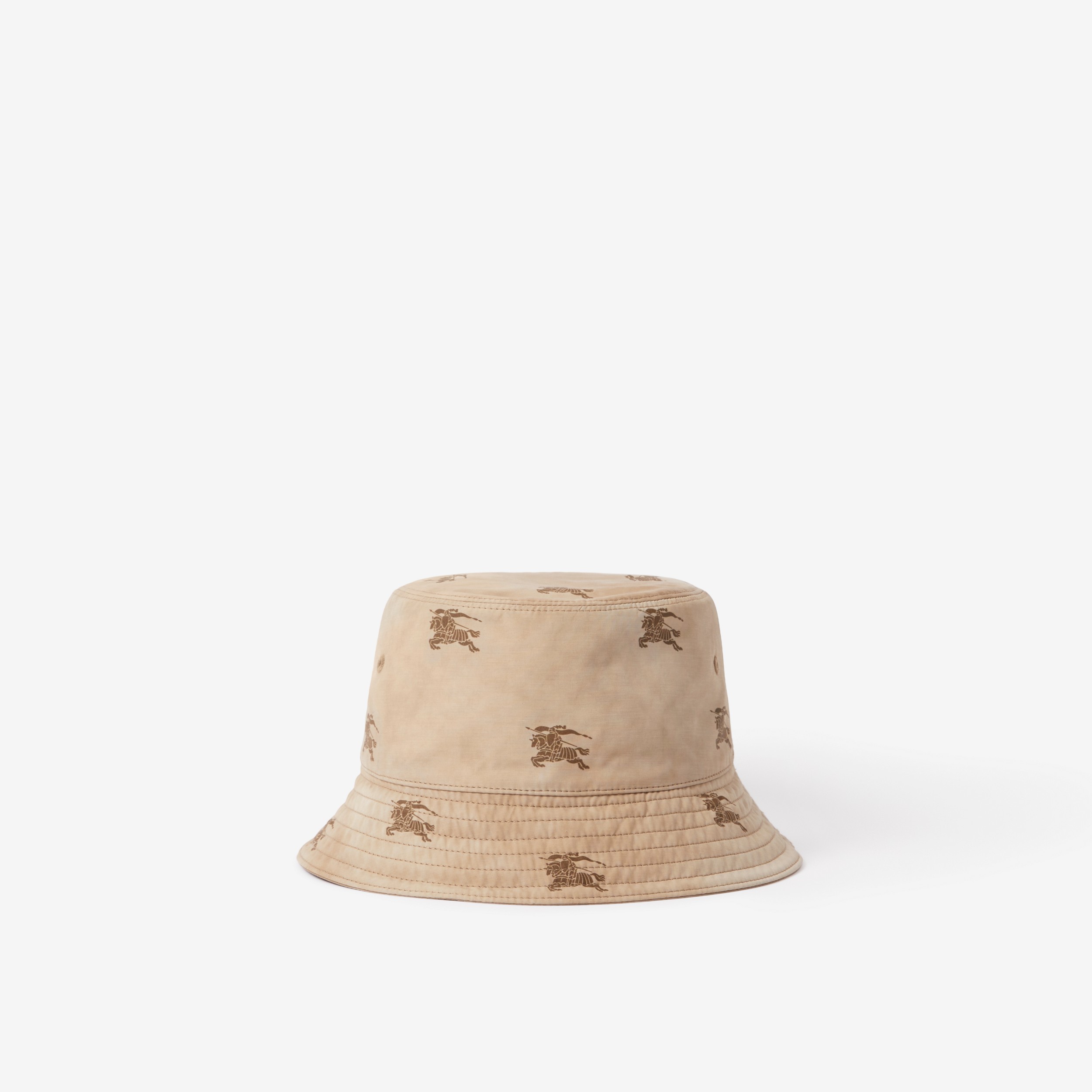 Sombrero de pesca en algodón técnico con EKD (Rosa Beige Suave) | Burberry® oficial - 3
