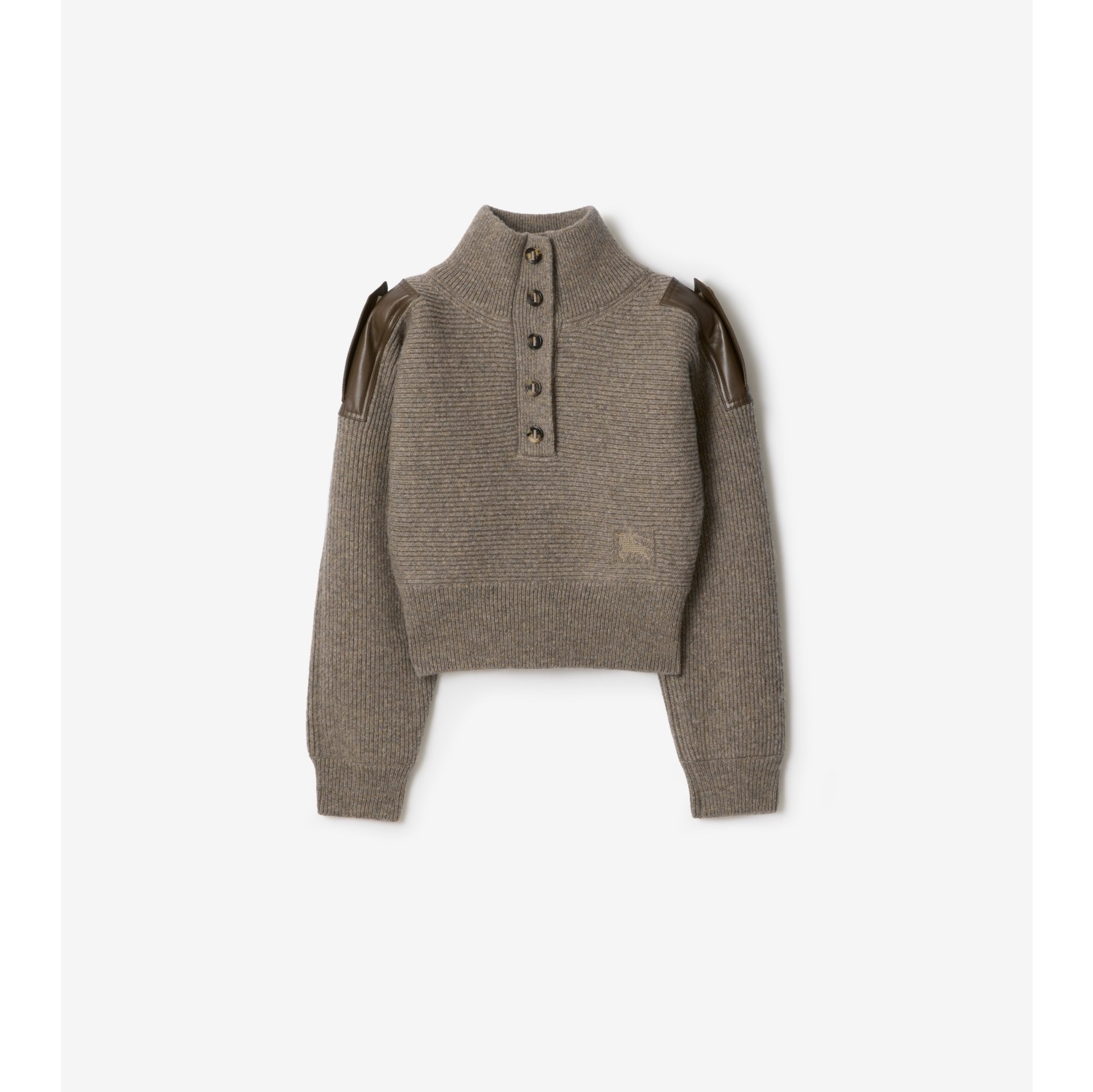 Wool Half-button Sweater