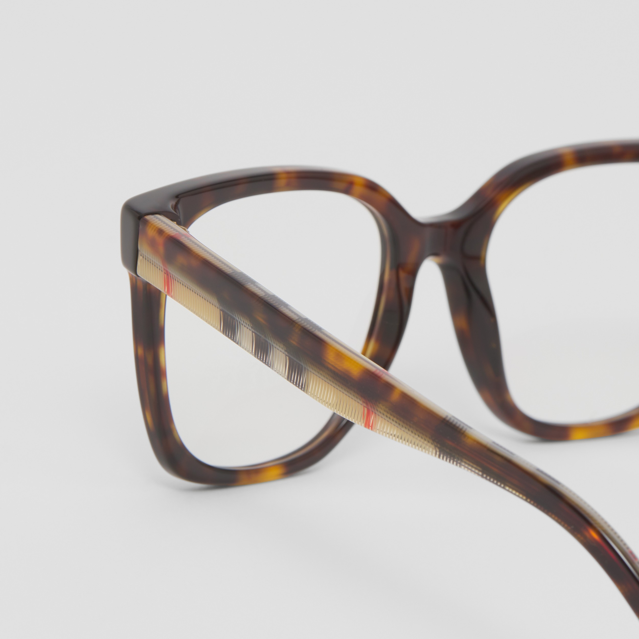 Eckige Korrekturbrille aus Bio-Acetat (Schildpattfarben/beige) - Damen | Burberry® - 2