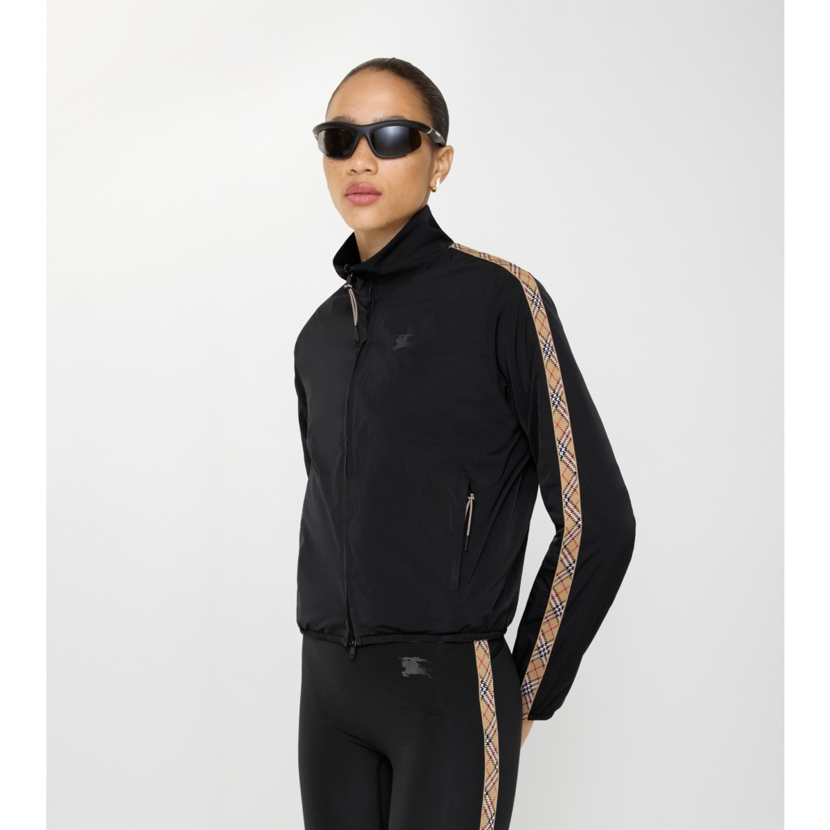  Check Reversible Stretch Nylon Jacket