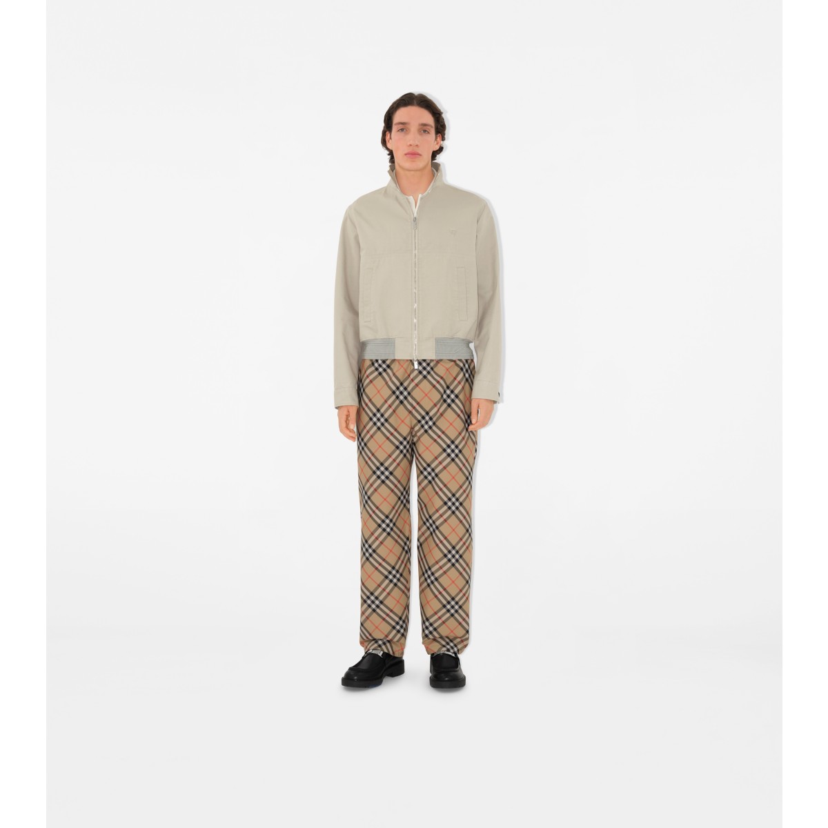  Check Twill Trousers