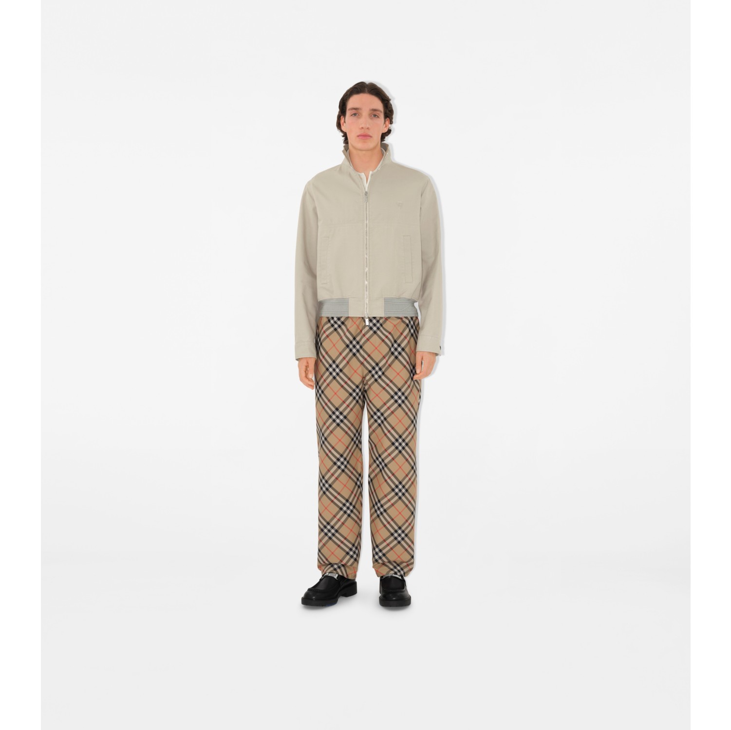 Check Twill Trousers