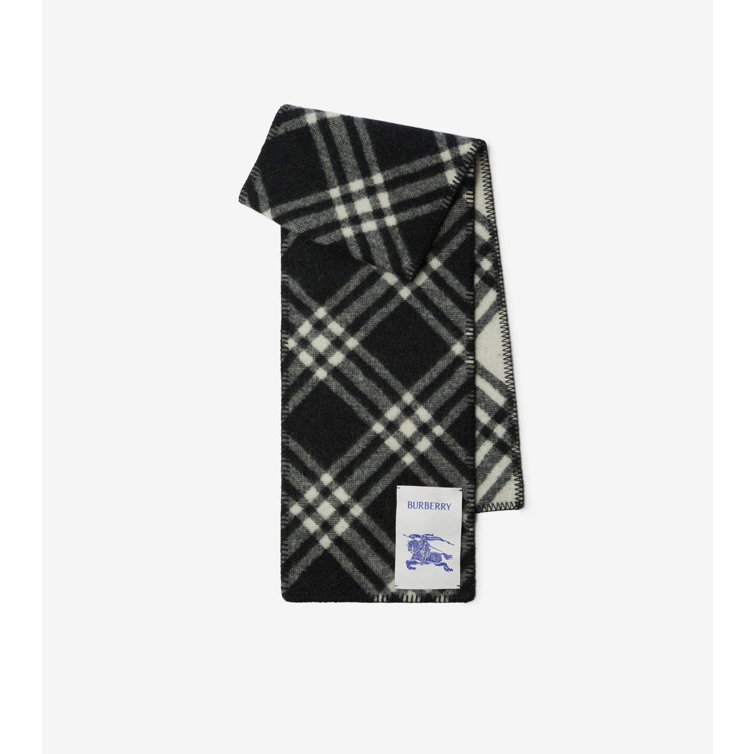 Black and white clearance burberry scarf