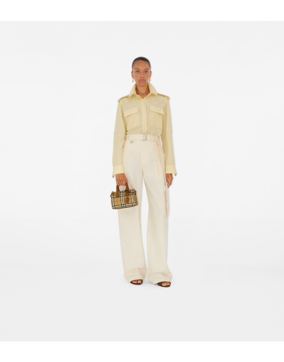 ウィメンズ デザイナーバッグ | チェック&レザーバッグ | Burberry